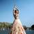 Timeless floral charm in a luxurious Tasar Silk Lehenga Choli