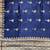 Banarasi viscose silk saree in navy blue colour with meenakari work
