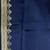 Banarasi viscose silk saree in navy blue colour with meenakari work