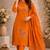Cotton cambric straight  kurti-pant-dupatta set