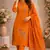 Cotton cambric straight  kurti-pant-dupatta set
