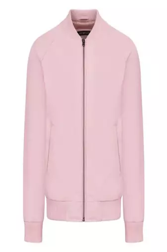 Men's pink lambskin bomber leather biker jacket  slim fit moto style zipper jacket