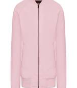 Men's pink lambskin bomber leather biker jacket  slim fit moto style zipper jacket