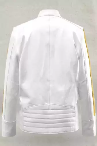 men's white lambskin leather biker jacket classic moto zip style pro