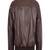 Brown bomber leather biker jacket slim fit moto style lambskin zipper jacket