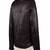 Black genuine lambskin leather white feather jacket slim fit zipper jacket
