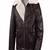 Black genuine lambskin leather white feather jacket slim fit zipper jacket