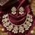 Stunning gold-plated temple jewelry set | traditional haram & jhumkas | bridal & festival wear