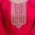 dark pink embroidered kurta set