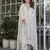 white embroidered kurta set