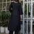 black viscose rayon kurta set