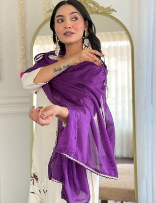 white viscose rayon kurta set 2
