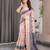 Women   s handloom linen weaved with golden zari saree     floral printed with attached blouse & tassels