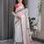 Pure linen weaved with golden zari handloom saree with floral print and designer tassels
