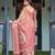 Printed handloom cotton saree for women with floral design and tassels