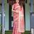 Traditional handloom cotton floral saree with matching blouse & tassel detailing