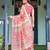 Traditional handloom cotton floral saree with matching blouse & tassel detailing