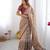 Traditional handloom cotton floral saree with matching blouse & tassel detailing