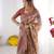 Soft handloom cotton saree with multicolor floral print and tassel edges
