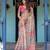 Pastel floral handloom cotton saree with pallu tassels & blouse piece