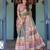 Ethnic handloom cotton saree with colorful floral print and matching blouse