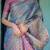 Graceful handloom cotton saree with artistic floral print & tassels