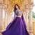 Purple Color Embroidery moti Bids & Sequence  Work Silk Lahenga Choli Set