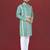 pista embroidered silk kurta pyjama set with silver sequin work