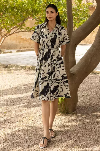 Black color smart and ethnic kurti for trendy stylish looks