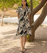 Black color smart and ethnic kurti for trendy stylish looks