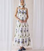 Off white color smart and ethnic kurti for trendy stylish looks