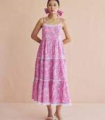 Pink color smart and ethnic kurti for trendy stylish looks