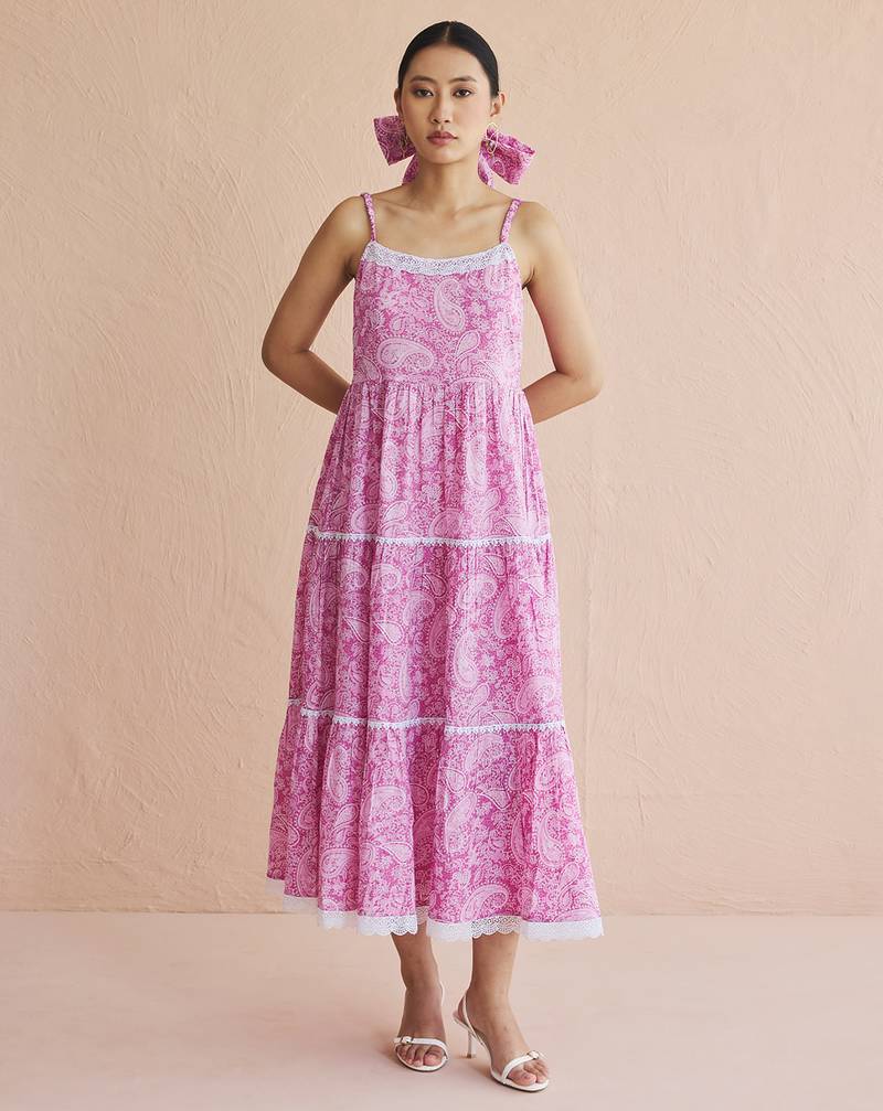 Pink color smart and ethnic kurti for trendy stylish looks