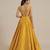 Mustard Yellow Silk Lehenga Set