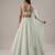Pastel Mint Green Polyblend Lehenga Set