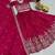 Pink Color Embroidery Sequence And Thred Work Silk Lahenga Choli Set