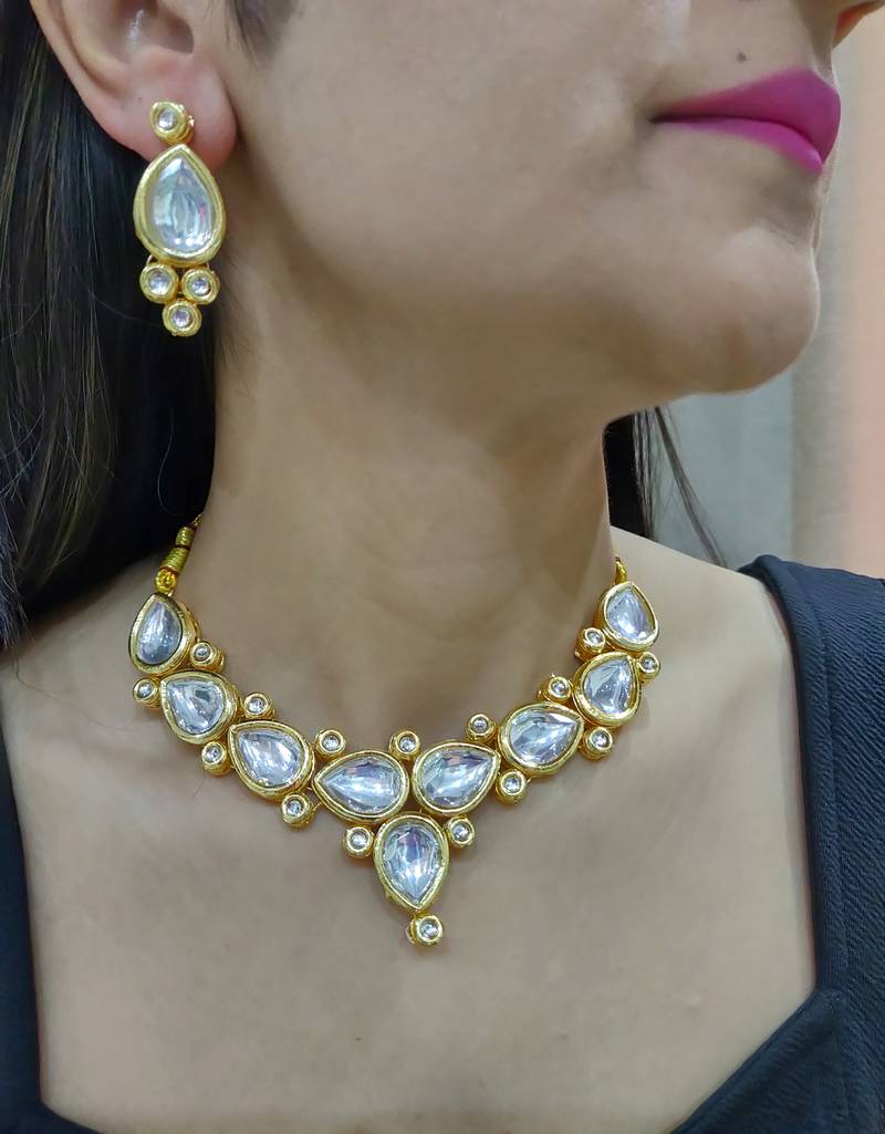 Gehna kundan necklace set