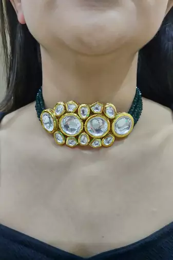 Kamiya kundan choker set