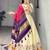 Pink Color Semi Beads Embroidery Work Crush Vichitra Lehenga With Unstitched Blouse
