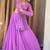 Lavender Faux Georgette Lehenga Choli with Sequin & Thread Embroidery Work and Matching Dupatta