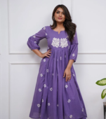 Elevate your ethnic wardrobe with this stunning Teal Bandhani Print A-LINE Kurta Set. pure cotton set