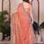 Orange color designer fendy chiffon saree for classy bollywood looks
