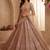 Dazzling Mauve Zari Work Silk Bridal Lehenga Choli With Double Dupatta