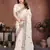 Off white color designer fendy chiffon fabric beautiful embroidered saree