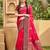 Pink color soft silk fabric woven designer ethnic ceremonial saree