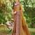 Brown color woven designer soft silk fabric trendy rich looks saree