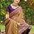 Voilet color woven designer soft silk fabric trendy rich looks saree
