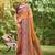 Mustard color woven designer soft silk fabric trendy rich looks saree