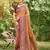Mustard color woven designer soft silk fabric trendy rich looks saree