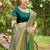 Green color woven designer soft silk fabric trendy rich looks saree